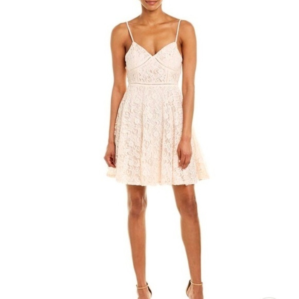 ETHEREAL BY PAPER CRANE LACE A-LINE DRESS SIZE 8